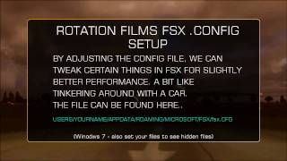 FSX tweaks and settings [upl. by Nitsrik]