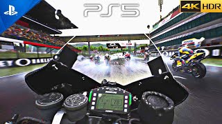 PS5 OK MotoGP 22 IS ABSOLUTELY INSANE IN FIRST PERSON  Realistic Graphics 4K HDR 60 FPS [upl. by Kappel]