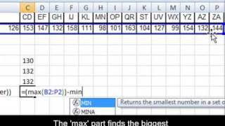 How to work out Summary statistics using MS Excel [upl. by Nivre]