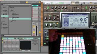 Using Ableton Push To Control NonAbleton VSTi [upl. by Filmer]