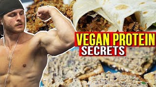 Full Day Of Eating  VEGAN PROTEIN SECRETS [upl. by Yrannav]