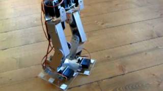 Build own biped robot without a kit using Arduino [upl. by Kama476]