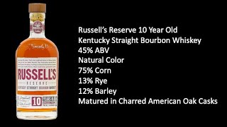 Russells Reserve 10 Year [upl. by Ahgem]