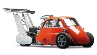 BMW Isetta 300 Whatta Drag 82 Chevrolet 502 V8 Kompressor 730 hp [upl. by Etteniotnna521]