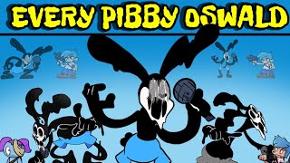 Friday Night Funkin Every VS Corrupted Oswald Mods  Learn With Pibby x FNF Concept FNF ModHard [upl. by Aliber307]