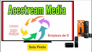 Acestream media Live solo Fire tv stick o FireTv lite  Aprende a usar streaming en 4K —139225 [upl. by Nymrak134]