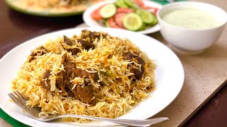 Zafrani Mutton Biryani  Cooking with Rabia Bushra [upl. by Toogood]