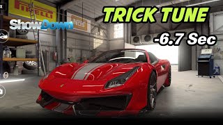 CSR2 488 Pista Spider Trick Tune for Showdown  Beats dyno my 67 Seconds [upl. by Emylee641]