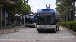 North County Transit District 2012 New Flyer XN40 2615 Line 302 [upl. by Pinsky]