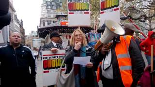 The Voice and BECTU Demonstration over Choice FM dropped in London [upl. by Verne]