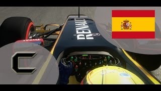 GP dEspagne Course  F1 2013 Saison 3 [upl. by Strang996]