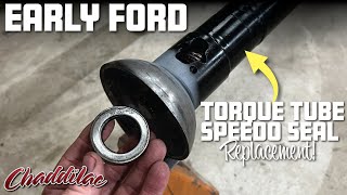 Early Ford Torque Tube Seal · 1933 1934 Ford Driveshaft Seal [upl. by Ettesyl]