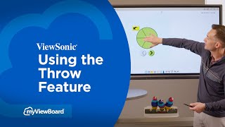 myViewBoard Using the Throw Feature [upl. by Ecaj465]