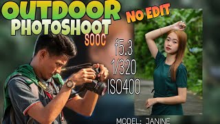 OUTDOOR PHOTOSHOOT IDEAS using my Nikon d320018200mm lens  NO EDITSOOC  Philip Moico Vlogs [upl. by Ahsratal]