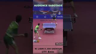 Audience Sabotage malong joosehyuk sports pingpong shorts tabletennis goat [upl. by Amian927]