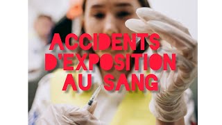 Conduite à tenir devant les accidents dexposition au sang 💉🧪🩸fiche technique [upl. by Ydollem]