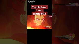 Vegeta Fase Dios contra Bills  Dragon Ball Z Kakarot clips shorts vegeta [upl. by Alleacim]