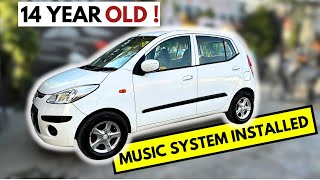 कौन कहेगा इसको ये पुरानी है😱2010 Model Hyundai i10 Music System Modification in 2024😍 [upl. by Ydde909]