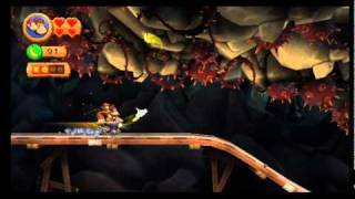 Donkey Kong Country Returns  16 Crazy Cart [upl. by Lothario]