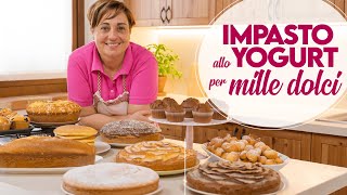 IMPASTO ALLO YOGURT PER MILLE DOLCI  Tante Ricette e Idee per Torte Muffin Pancakes e Frittelle [upl. by Yttiy]