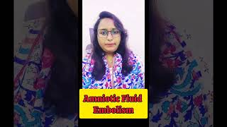 Amniotic Fluid Embolismobstetricsgynecology studywithme [upl. by Yvonne325]