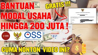 CARA MEMBUAT NIB DI OSS GRATIS  CUMA 5 MENIT amp BISA DAPAT MODAL USAHA HINGGA 200 JUTA [upl. by Clifton33]