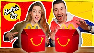 HAPPY MEAL SWITCH UP CHALLENGE Met Lise [upl. by Oicelem]