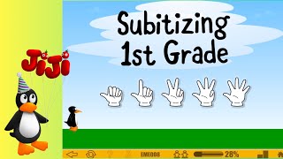 Subitizing  1st Grade ST Math [upl. by Kalam909]