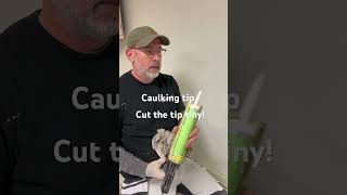 Caulking tip diy paint paintingtutorial caulking painting [upl. by Bridgette]