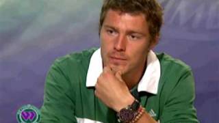 Marat Safins interview after beating Novak Djokovic [upl. by Harrietta295]