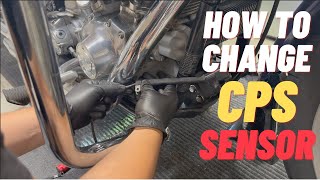 How To Change Harley Davidson Dyna Twin Cam Crankshaft Position Sensor CPS [upl. by Annekim465]