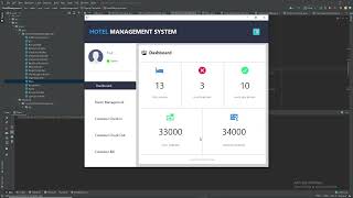 Hotel Management System Using JavaFX And MySQL [upl. by Htiderem385]