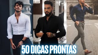 LOOKS MASCULINOS  50 Dicas Prontas Moda Masculina [upl. by Rockie696]