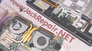 Asus n550j Laptop repair fix power jack problems broken dc socket input port [upl. by Ynnaffit]