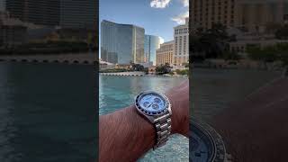 SEIKO Speedtimer Chronograph at the Bellagio Fountains in Las Vegas shorts watches watch seiko [upl. by Raseda]