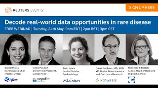 Webinar decode real world data oppportunities in rare diseases [upl. by Tanah]