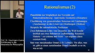 Einführung in die Theoretische Philosophie 3 Vorl Teil II [upl. by Nere]