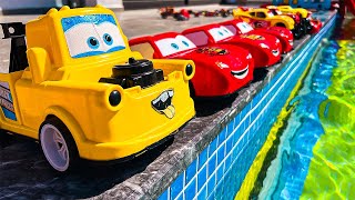 More than 50 Toy Cars Mini Car amp Big Mac Trailer  Car Videos For Kids [upl. by Gladstone]