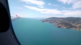 Gazipaşa Havalimanına iniş  Landing to Gazipaşa Airport with Turkish Airlines [upl. by Ripleigh]