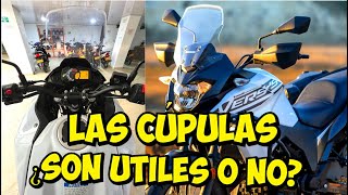 LAS CUPULAS EN UNA MOTO SIRVEN PARA ALGO [upl. by Aiuqcaj265]