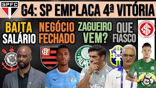 TIMÃO SALÁRIO PESADO REFORÇO NO FLA VERDÃO QUER ZAGUEIRO SPFC GANHA A 4ª VEXAME DO BRASIL E [upl. by Gallard]