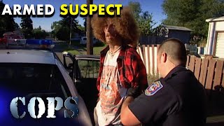 🚨 Officers Pursue An Armed Suspect  Cops TV Show [upl. by Elson817]