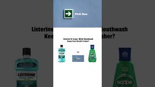 Listerine Or Scope Which Mouthwash Keeps Your Breath Fresher [upl. by Kaja152]