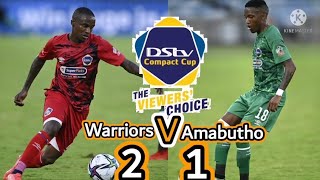 DStv Compact Cup  Warriors vs Amabutho 21  Itumeleng Khune man of the match performance [upl. by Melonie544]