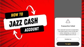 HOW TO SOLVE JAZZ CASH ACCOUNT SUSPEND ISSUE [upl. by Nilesoy]