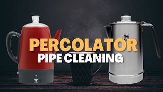 Coffee Percolator Pipe Cleaning [upl. by Ynnelg]