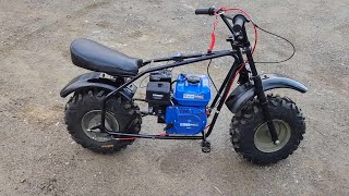 Rebuilding Coleman ct200u Mini Bike with Duromax 208cc [upl. by Starks]