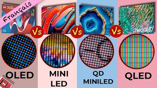 OLED vs MiniLED vs QNED vs QLED vs QD OLED  Meilleur téléviseur à acheter [upl. by Margaux]