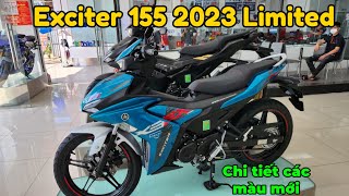 Exciter 155 VVA 2023 Limited Edition mới nhất có gì Ex155 màu Giới Hạn [upl. by Desirea]