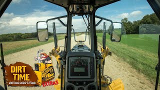 Dirt Time Extras Cat Motor Grader Control Panel Overview [upl. by Tullusus496]